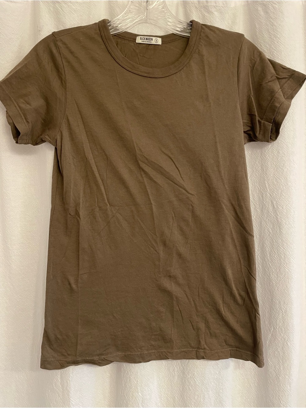 Buck Mason Women's Short Sleeve Tee — Olive Brown